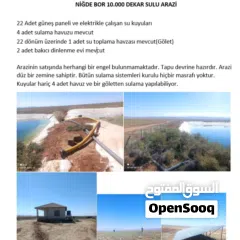  21 نِيغده – بور (Niğde – Bor)  من أجمل وأخصب المناطق الزراعية في تركيا  للبيع 10 ألف دونم ارض زراعية