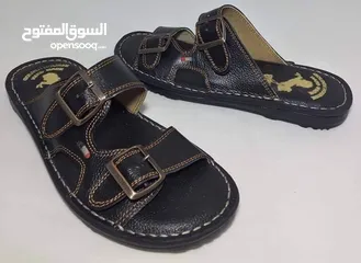  9 عرض خرافي اشتري شحاطه جلد طبيعي   بسعر8دينار شامل التوصيل داخل عمان والزرقاء   شحطات HAND MAED  جلد