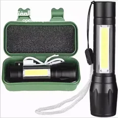  5 مصباح جيب محمول لوكس قابل للشحن USB ضوء قوي جدا ضد الماء بيل كشاف