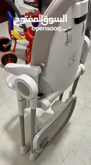  2 كرسي مع طاولة للاطفال ، adjustable feeding chair with table