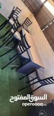  1 مكتب و6 كراسي بار