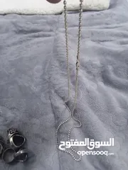  2 فضيات  إيطالي 925 للبدل علي جهاز موبايل  بكون جديد