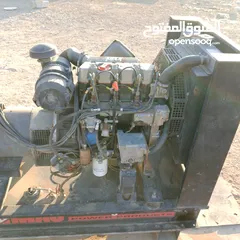  1 مولد كهرباء ديزل 3 فاز +1فاز ايطالي 16 ك 3 سلندر نظيف