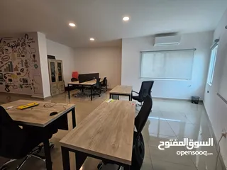  8 مكتب 135م جاهز للإيجار في منطقة حيوية ما بين الدوار الرابع و الشميساني و العبدلي