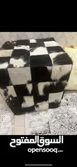  2 للبيع كرسي شعر بقره الأصلي و أحذيه