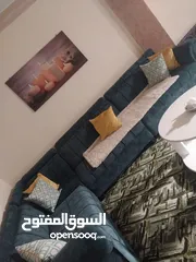  1 طقم كنب لون آخضر