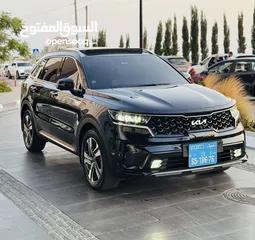  2 السيارة الاكثر تميزآ واقتصاديآ ، كيا سورينتو هايبرد 4/4  2023 فل كامل مع فتحة بالسعر المميز على كاش