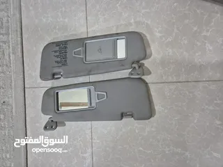  1 طقم شمسيات رمادي وحبة شمسيه بيج بركبو للسنتافيه او التوسان او السبورتيج