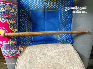  2 عصا خشب سنديان عتيق