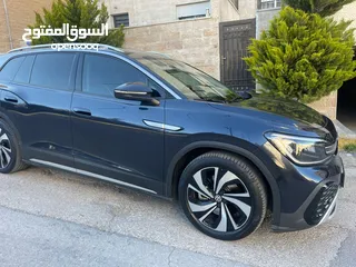 10 فولكسفاغن ID6 2021 بحالة زيرو بيور بلس أعلى صنف بانوراما متحركه بحالة زيرو عداد قليل