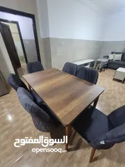  6 طاولات طاولة سفرة صناعة تركيا مع 6 كراسي صناعة تركيا الطاولات مع 6 كراسي