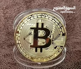  3 ميدالية بيتكوين bitcoin اصلية مختومة