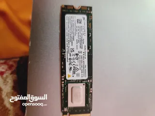  1 هاردسك داخلي nvme من نوع مايكرون micron 512 GB مستعمل نظيف