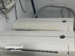  11 مكيفات مستعمله بحاله ممتازه