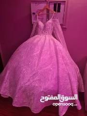  2 فستان عروس ابيص ملكي موديل حديث