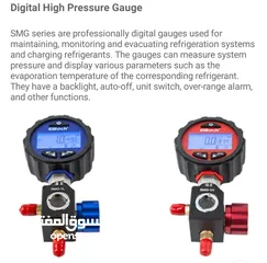  5 مقياس ضغط غاز التبريد الرقمي، Digital AC refrigerant pressure Gauge