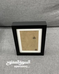  6 Four Photo Wooden Frames Europe Made اربع براويز خشب صنع اوروبا لون جوزي غامق