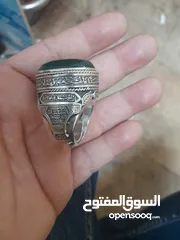  2 خاتم فضه شغل يدوي يراني