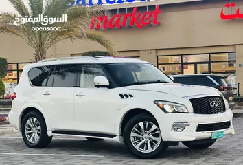  2 انفينتي QX80 فل ابشن 2017 قابل لتمويل بدون دفعة مقدمة