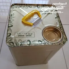  3 زيت زيتون بلدي نخب اول كفالة الكفاله موسم 2024/2025 من منطقة الغوير الكرك