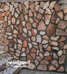  5 مقاولات بناء جدران حجر طلياني تبليط ساحات حجر  تعمير اراضي وتشييك وبناء جدران سلاسل حجرية