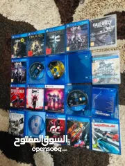  4 سيديات ألعاب بلاسيتشن 5/4