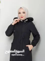  3 جلباب مبطن فرو ثقيل