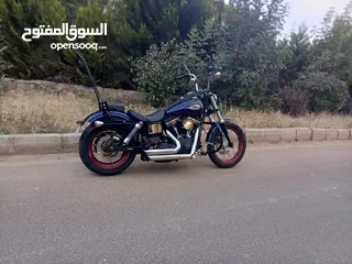  6 Harley Davidson street bob 2013.1700ccبحاله الوكاله