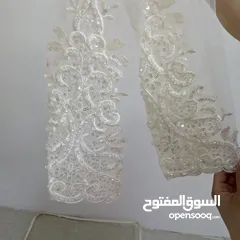  3 فستان زفاف ابيض  للبيع