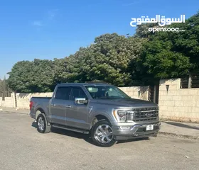  13 FORD F-150 2021 Lariat  Hybrid POWER-BOOST  فورد f150 بحال الوكاله- بدون الرقم