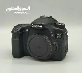  2 متوفر كاميرتين كانون 250d و 70d