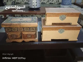  1 صناديق انتيكا بحاله جيده عدد3