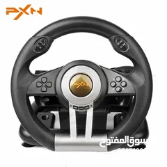  5 ستيرنغ ويل مقود سواقة مع بريكات لأجهزة الـ PC و البلايستيشن PXN V3 Steering