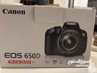  5 Canon EOS 650D with 18-55mm IS II Lens