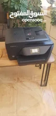  11 طابعات hp ملون مع سكانر وفاكس ويرلس وحبر فل