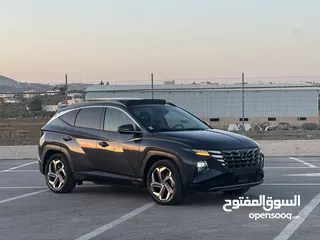  3 هونداي توسان/2022 Plug In فل الفل فتحة سقف بانوراما  4x4 ///271Hp   ( Haybrid) 1600cc