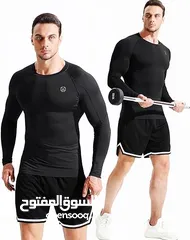  5 NELEUS Men's 3 Pack Dry Fit Long Sleeve Compression Shirts Workout Running Shirts