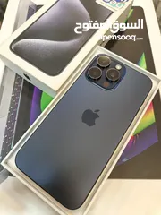  3 Iphoen 15 pro max 256 GB وارد شرق اوسط  بحالة الجديد تماماً