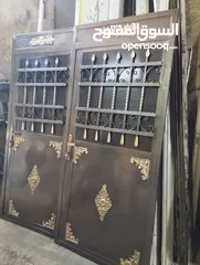  4 المستعمل لعبتنا  لدينا كل ما هو مستعمل ابواب المنيوم وشبابيك حمايات حديد ودرابزينات ابواب حديد تفصيل