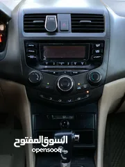  12 هوندا اكورد موديل 2003 فل كامل لون زيتي بنزين اصلي بحال ممتازة للبيع