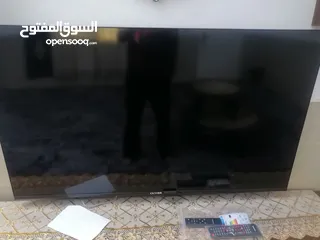  2 شاشة سيمور 55بوصة 4k سمارت اندرويد  استعمال 5شهور لسه الكفالة شغالة والريمونتات بالكيس
