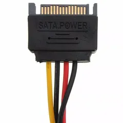  4 sata power male - 4 pin female cable
