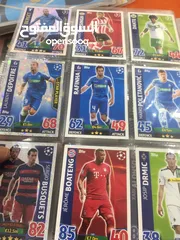  24 بطاقات رياضة رسمية panini and Topps