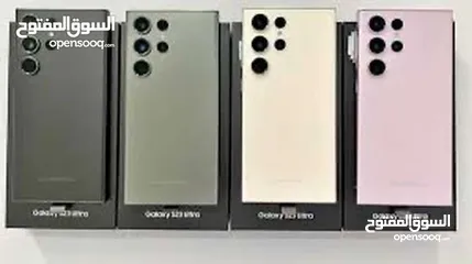  4 سامسونج S23 الترا جديد كفالة الوكيل الرسمي في الاردن بسعر مميز (512GB&256GB)