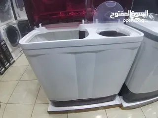  4 غسالة حوضين ناشونال بلو 14 كيلو