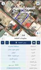  6 أراضي صناعيه للبيع عدد (6 قطع ) بمساحات مختلفه / من المالك مباشره .. أراضي جنوب عمان / الرقيم ....