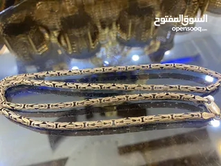  2 سنسال ايطالي 925اصلي مختوم اربع اختام 55غرام