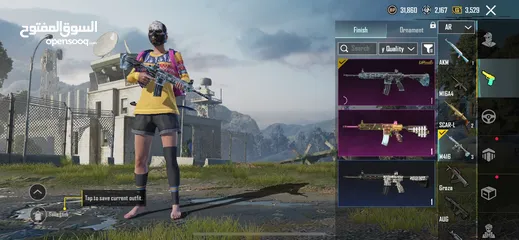  1 حساب ببجي امفور ثلجي و لفل 60