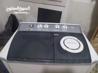  3 غسالة حوضين نوع LG