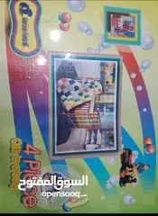  1 طقم فرش سرير بيبي جديد